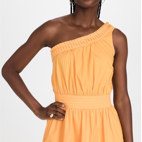 NWOT RAMY BROOK Helga One-Shoulder Pleated Mini Dress - Picture 7 of 13